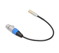 Yctze Câble XLR vers XLR Câble 3 Broches Mâle vers Femelle Boîtier en Alliage de Zinc Fournitures de Ligne en Cuivre Femelle 3 Broches vers Mâle Pro pour Instruments de Musique/Son en Direct et (#1)