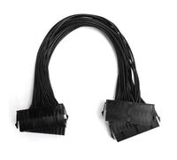 Yctze Câbles 24 Broches Câble Synchrone - Alimentation PSU Bitcoin Mining, Ethereum Mining et Triple PSU Gaming, Longueur 30 Cm, Compatible avec Les Cartes Mères ATX 20/24 Broches, Alimentation