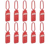 Yctze Cadenas de sécurité, Conception Durable à 6 Trous | Résistant aux chocs, adapté aux industries chimiques, prend en charge plusieurs cadenas, garantit un fonctionnement sûr