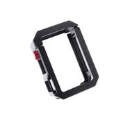 Yctze Cadre de Cage en Métal adapté pour Action 5 Pro 4 3, Boîtier Léger en Alliage D'aluminium Résistant aux Chocs avec Trou de Vis de 1/4", Support de Chaussure Froide, Panneau Latéral (Noir Rouge)