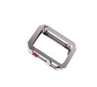 Yctze Cadre de Cage en Métal adapté pour Action 5 Pro 4 3, Boîtier Léger en Alliage D'aluminium Résistant aux Chocs avec Trou de Vis de 1/4", Support de Chaussure Froide, Panneau Latéral (Rouge