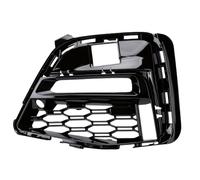 Yctze Cadre de Lampe de Calandre de Feu Inférieur de Brouillard Avant, ABS Noir Brillant (Gauche 51118069371)