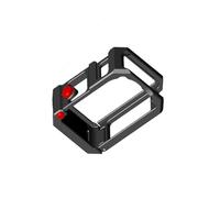 Yctze Cage de Caméra en Métal pour Action 6, étui de Protection en Aluminium usiné CNC avec Interrupteur à Dégagement Rapide et Plusieurs Points de Montage pour Microphones, Lumières