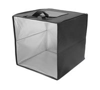 Yctze Caisson Lumineux de Studio Photo de 30 Cm avec LED et 6 Fonds de Couleur - Kit de Tente Pliante Portable pour Bijoux et Accessoires