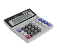 Yctze Calculatrice à énergie Solaire avec Grand écran LCD - Calculatrice de Bureau de Base à 12 Chiffres pour Les Calculs Fiscaux Précis