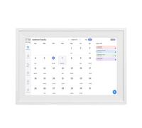 Yctze Calendrier Numérique HD de 10,1 Pouces avec écran Tactile Intelligent, Planificateur Familial WiFi avec Tableau des Tâches et Affichage des Photos pour les Horaires du Bureau à (Prise UE)