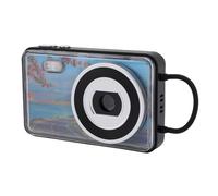 Yctze Caméra 48MP AF Focus Auto Anti Shake Camera avec 18x Zoom Numérique 4K Conception de la Carte de Grille Vidéo pour Les Selfies de Remise des Diplômes de la Fête de Voyage (Black)