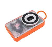 Yctze Caméra 48MP AF Focus Auto Anti Shake Camera avec 18x Zoom Numérique 4K Conception de la Carte de Grille Vidéo pour Les Selfies de Remise des Diplômes de la Fête de Voyage (Orange)