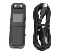 Yctze Caméra d'action 1080FHD, Objectif Rotatif à 180 °, Caméscope Portable POV avec Pince Arrière pour Enregistrement de Réunion, Cyclisme et Voyage