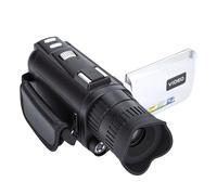 Yctze Caméscope Caméra 2,7K Caméscope FHD 24MP 1080P Caméra Vidéo Numérique 18X Shake avec écran Couleur Rotatif à 270 ° de 0,0 Pouce Vidéo 4K - Électronique/et (Silver)