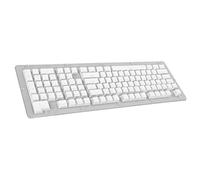 Yctze Capuchons de Touches Translucides Double Couche PBT, 130 Touches, Hauteur OEM, Compatibles avec la Plupart des Claviers Mécaniques (White)