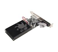 Yctze Carte Aphics GT210 G DDR3 avec Ventilateur de Refroidissement - Interface Multimédia VGA DVI HD Port 64 Bits - DirectX10. -Carte Aphiques G PC