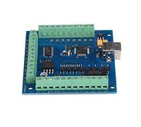 Yctze Carte Contrôleur de Mouvement CNC USB 4 Axes 100 KHz - Carte de Dérivation pour Gravure et Usinage - Prend en Charge Les Entraînements Pas à Pas et Servomoteurs, Sonde d'outil Automatique,