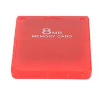 Yctze Carte Mémoire Haute Vitesse de 8 Mo - Compatible avec les Jeux et FMCB1.966 - Stockage Plug and Play sans Effort (rouge)