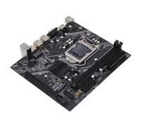 Yctze Carte Mère d'ordinateur, Carte Réseau 100 Mo, 1155 Broches, DDR3 Double Canal, Compatible avec Quad I3 I5 I7, Carte Mère de Bureau avec SATA2.0, PCIE1X, USB, RJ45,