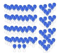 Yctze Cartes d'identité de 100pcs avec des Anneaux Clés pour Un Contrôle d'accès sécurisé 125 KHz