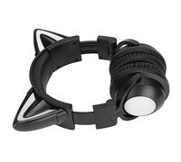 Yctze Casque Bluetooth Cat Ear, Casque Stéréo avec Microphone, à Lumières LED avec Bluetooth 5.3 sans Fil, Idéal pour Les Enfants, Les Filles, Les Adultes et Les Femmes