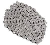 Yctze Chaîne de Vélo en Métal argenté galvanisé de Haute qualité, Accessoire de Cyclisme Léger à 11 Vitesses pour Vélos de Montagne et Pliants