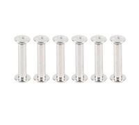 Yctze Chicago Vis Rivets en Cuir 40 Ensembles de Rivets d'Artisanat en Cuir Plat Rond Multifonctionnel Postes de Reliure à Ongles Artisanat 5x22x9.5mm Arts, Artisanat et Couture