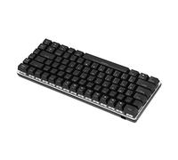 Yctze Clavier Hanical Filaire 82 Touches, Accessoire de Bureau de Jeu avec Rétroéclairage Ions - Argent e (#2)