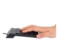 Yctze Clavier Numérique Numérique USB Compact à 18 Touches, Tactile, pour comptabilité Financière, pour Ordinateur Portable (Black)
