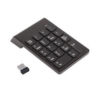 Yctze Clavier Numérique sans Fil 2,4 G, Mini pavé Numérique USB Compact Ultra Fin à 18 Touches avec Mode Veille Automatique pour Les Utilisateurs d'ordinateurs Portables et de