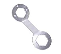 Yctze Clé de Machine à Laver en Alliage de 5mm d'épaisseur, Outil de clé de Démontage Robuste, Réparation et Entretien Efficaces de la Rondelle (SILVER)