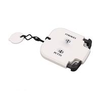 Yctze Compteur de Scores de Golf Clicker - Dispositif de Comptage des Putts en Plastique à 2 Chiffres avec Fonction de Remise à Zéro Auxiliaire pour 2 Joueurs (Presse Noire à Corps Blanc)