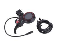 Yctze Compteur de Vitesse d'Accélérateur 2 en 1 et Panneau de Commande Manuel pour Vélo électrique, Accélérateur à écran LCD avec Interrupteur de Mode Marche/arrêt, Compatible