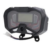Yctze Compteur de Vitesse LCD pour Moto, Jauge de Carburant, Affichage en Plastique pour une Mesure Instantanée de la Vitesse et une Installation Facile