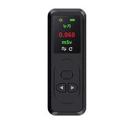 Yctze Compteur Geiger, Détecteur de Rayonnement Nucléaire Portable avec écran Couleur TFT pour Tests de Marbre, Alarme en Temps Réel, Large Application dans les Centrales Nucléaires et (BLACK)