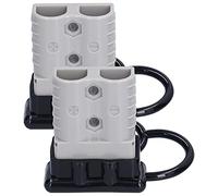 Yctze Connecteur d'alimentation 120 A 600 V, Connecteur de Batterie Léger à Connexion/déconnexion Rapide pour Camions, Bateaux, Courses et Plus (GREY)