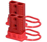 Yctze Connecteur d'alimentation 120 A 600 V, Connecteur de Batterie Léger à Connexion/déconnexion Rapide pour Camions, Bateaux, Courses et Plus (rouge)