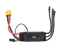 Yctze Contrôleur de Vitesse électronique sans Balais 40A avec MCU C8051F850 pour Drone télécommandé Avion RC
