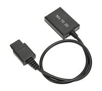 Yctze Convertisseur D'interface Multimédia N64 vers HD, Adaptateur Plug and Play Haute Résolution pour Téléviseurs HD Portables ABS 720P 1080P