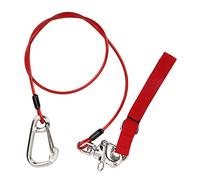 Yctze Corde en Acier Inoxydable en Acier Inoxydable avec Un Bracelet et pour Une Plongée Toute sécurité (Corde de sécurité de plongée Gratuite)