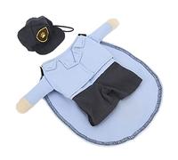 Yctze Costumes Drôles Costume pour Animaux de Compagnie avec de Transporteur de Courrier pour Animaux de Compagnie Drôles Doux pour de avec Petits Chiens et Chats de Chien Cowboy (S)