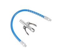 Yctze Coupleur de Graisse Haute Pression avec Tuyau de 40 Cm, Buse à Double Poignée de Type Verrou pour Une Lubrification Puissante