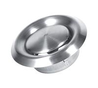Yctze Couvercle de Conduit de Ventilation Rond en Acier Inoxydable pour Plafond Mural, Installation Facile et élégant, évent Rond en Acier Inoxydable, évent Mural, Couvercle de Conduit de (métal)