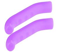 Yctze Couvercle de Levier de Poignée de Frein pour une Protection Confortable du Cyclisme, Protecteur de Levier de Frein en Gel de Silice pour Vélos de Route et de Montagne - 2 Unités (PURPLE)