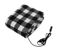 Yctze Couverture Chauffante Polaire Double Face 12V pour Voiture, 3