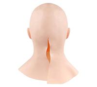 Yctze Couvre-tête en Latex pour Femme, Masque Complet pour Cosplay Drag Queen, Accessoire de Costume d'halloween, Couvre-Chef de Fête pour Adultes, Latex, Taille (Couleur Assortie)