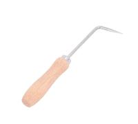 Yctze Crochet de Soudure en Acier Rapide avec Manche en Bois de Hêtre, Diamètre 6 Mm pour le Soudage et la Vérification des Films PVC et TPO