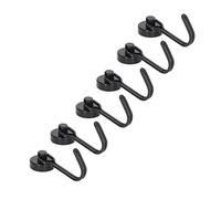 Yctze Crochets Pivotants Magnétiques 6 Pièces pour une Organisation Facile-support de Suspension Léger et à Forte Aspiration pour la Maison et le Bureau (#1)