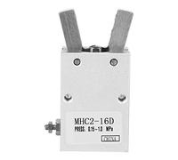 Yctze Cylindre Pneumatique de Doigt de Pince d'air de Style Parallèle de MHC2-10D/16D-conçu avec Précision, Double/simple Effet (MHC2-16D)