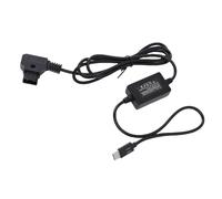 Yctze D Appuyez sur Câble D'alimentation de Type C Câble D'alimentation Smart Auto Réglementation Câble de Charge Rapide pour la Batterie de Montage V avec une Connexion Inverse
