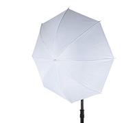 Yctze Diffuseur de Lumière Translucide à Parapluie Souple de 33 Pouces, Idéal pour l'art en Studio de Photographie et Les Portraits d'enfants, Blanc avec Os en Métal
