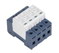 Yctze Dispositif de Protection 40KA 4P SPD Protector Applications Industrielles - Montable sur Rail DIN, AC 275 V, capacité de Décharge élevée, Protection Thermique, Systèmes de Lignes électriques