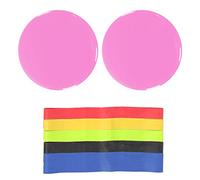 Yctze Disques de Glissement de Sport pour l'entraînement, Tapis d'entraînement à Faible Impact pour la Forme Physique à Domicile, équipement de Fitness Portable (Lavabo coulissant rose + ensemble