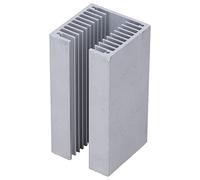 Yctze Dissipateur Thermique en Aluminium de Type U Dissipateur Thermique de Type U 100x50x50mm Refroidisseur en Aluminium Accessoire de Refroidissement SSR Refroidissement Relais d'état SSR